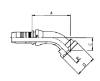 Bild på Nippel 45 Fläns 3000 3/4"-1/2"