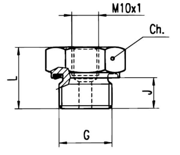 Bild på Reducering 3/4"xM10