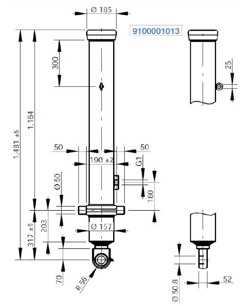 Bild på Cylinder PFRS1352 4478 135 4